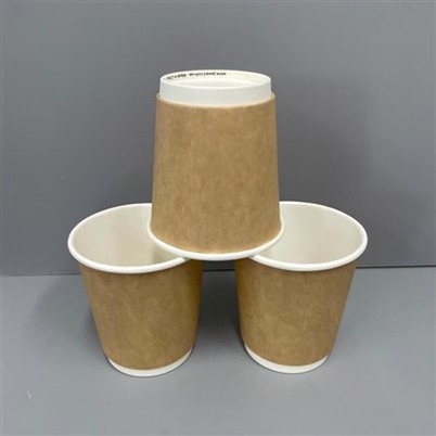 7 oz dvojstenný horúci papierový pohár Ø73